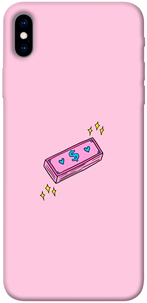 Чехол Simple pink money для iPhone XS Max