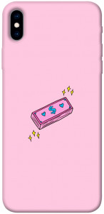 Чехол Simple pink money для iPhone XS Max