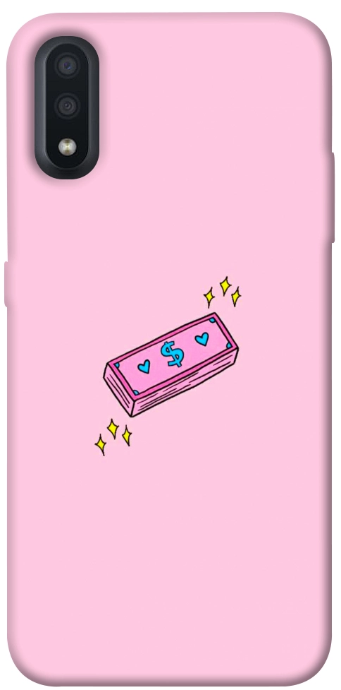 Чохол Simple pink money для Galaxy A01