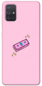 Чехол Simple pink money для Galaxy A71 (2020)