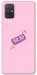 Чехол Simple pink money для Galaxy A71 (2020)