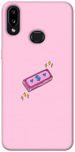 Чехол Simple pink money для Galaxy A10s (2019)