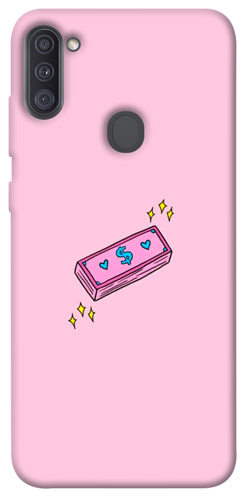 Чехол Simple pink money для Galaxy A11 (2020)