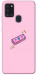Чехол Simple pink money для Galaxy A21s (2020)