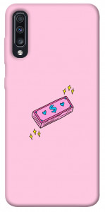 Чехол Simple pink money для Galaxy A70 (2019)