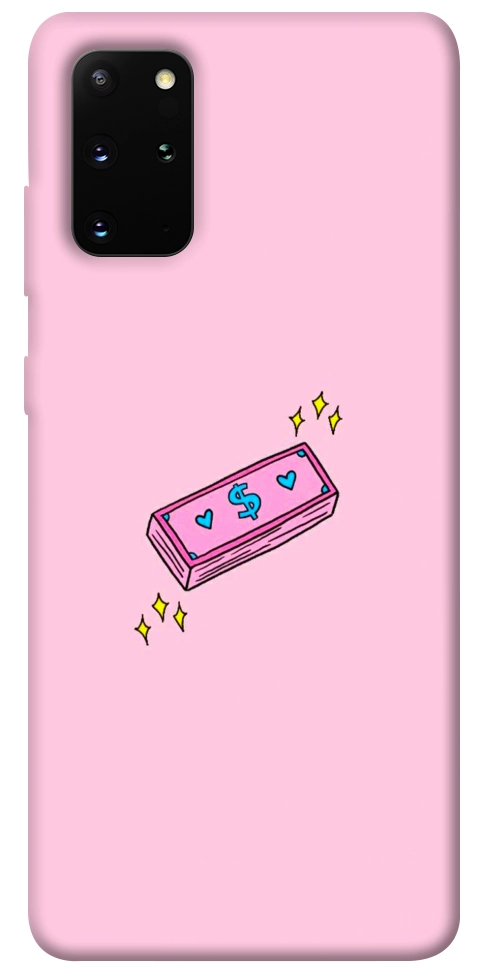 Чехол Simple pink money для Galaxy S20 Plus (2020)