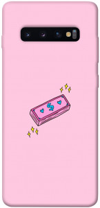 Чохол Simple pink money для Galaxy S10 Plus (2019)