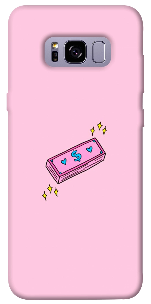Чохол Simple pink money для Galaxy S8+