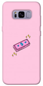 Чехол Simple pink money для Galaxy S8+