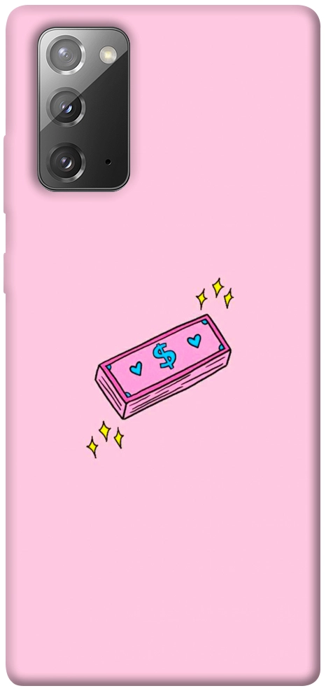 Чохол Simple pink money для Galaxy Note 20