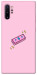 Чехол Simple pink money для Galaxy Note 10+ (2019)