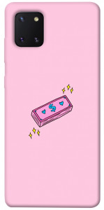Чехол Simple pink money для Galaxy Note 10 Lite (2020)