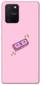 Чехол Simple pink money для Galaxy S10 Lite (2020)
