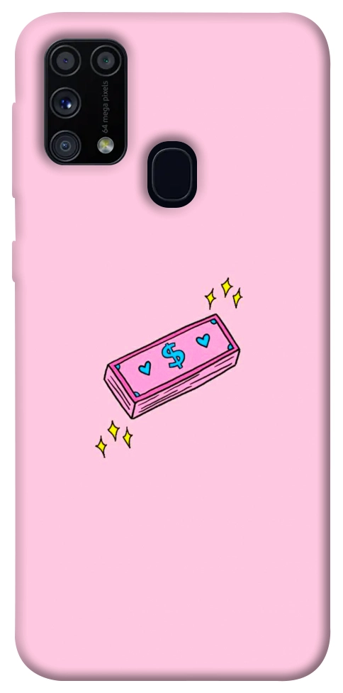 Чохол Simple pink money для Galaxy M31 (2020)