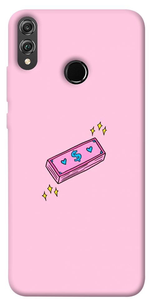 Чехол Simple pink money для Huawei Honor 8X