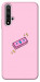 Чехол Simple pink money для Huawei Honor 20