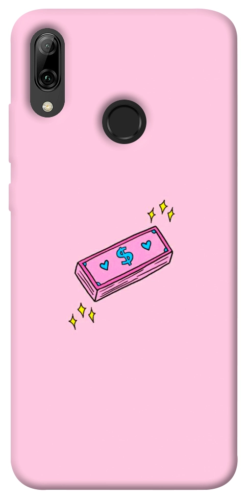 Чохол Simple pink money для Huawei P Smart (2019)