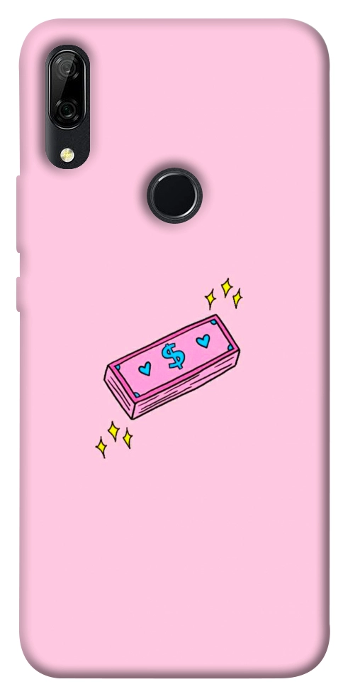 Чехол Simple pink money для Huawei P Smart Z