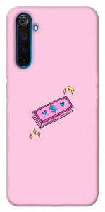 Чохол Simple pink money для Realme 6 Pro