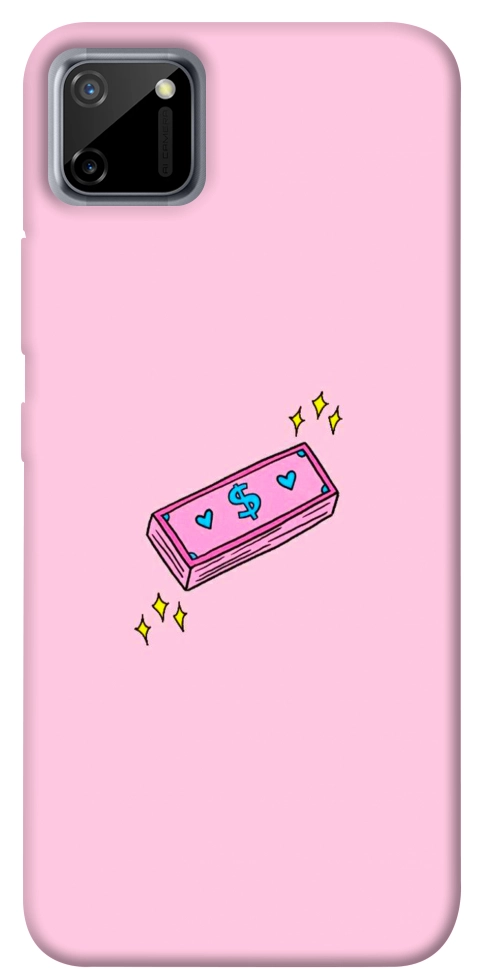 Чехол Simple pink money для Realme C11