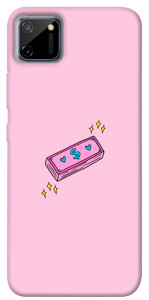 Чехол Simple pink money для Realme C11