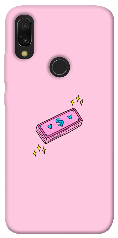 Чехол Simple pink money для Xiaomi Redmi 7