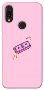 Чехол Simple pink money для Xiaomi Redmi 7