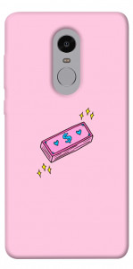 Чехол Simple pink money для Xiaomi Redmi Note 4X