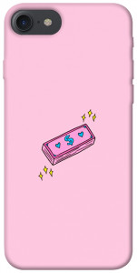 Чехол Simple pink money для iPhone 8 (4.7")