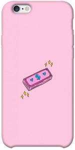 Чехол Simple pink money для iPhone 6 plus (5.5'')