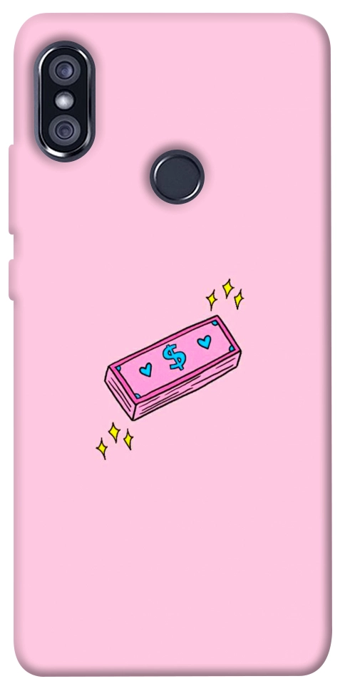 Чохол Simple pink money для Xiaomi Redmi Note 5 (Dual Camera)