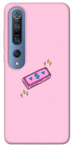 Чехол Simple pink money для Xiaomi Mi 10