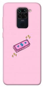 Чохол Simple pink money для Xiaomi Redmi Note 9