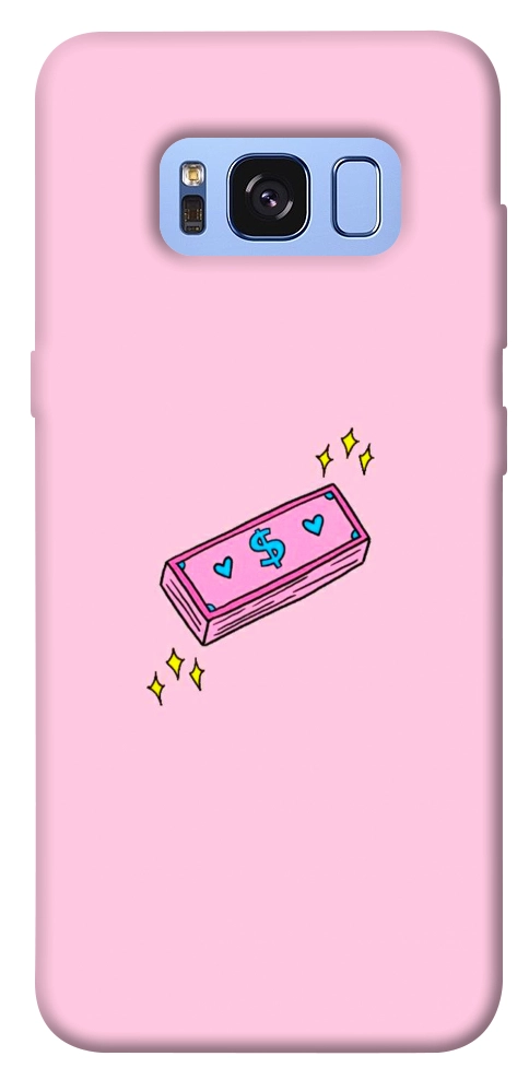 Чехол Simple pink money для Galaxy S8 (G950)