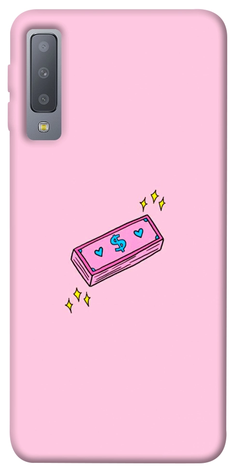 Чохол Simple pink money для Galaxy A7 (2018)