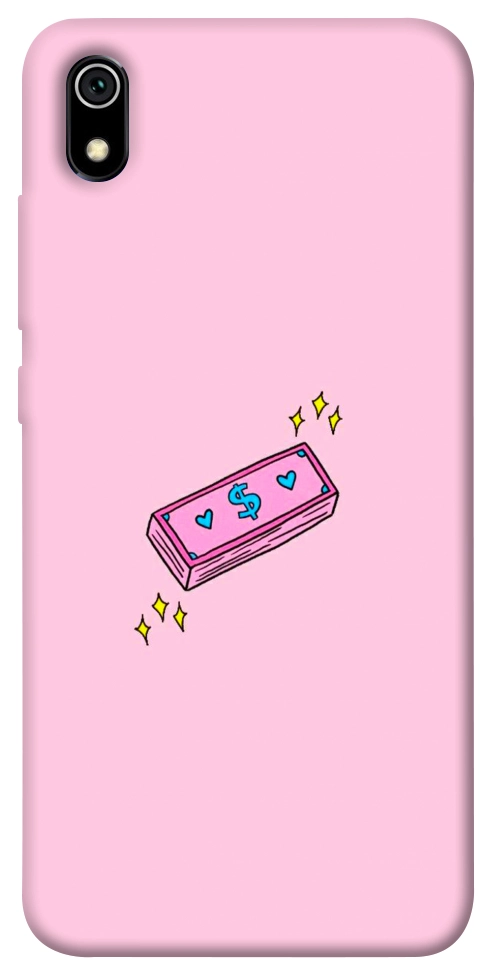 Чехол Simple pink money для Xiaomi Redmi 7A