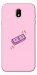 Чохол Simple pink money для Galaxy J7 (2017)