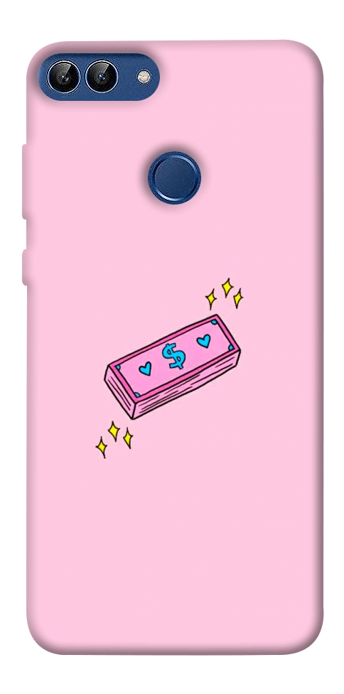 Чехол Simple pink money для Huawei P Smart