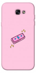 Чехол Simple pink money для Galaxy A7 (2017)