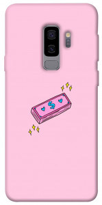 Чехол Simple pink money для Galaxy S9+
