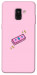 Чехол Simple pink money для Galaxy A8 (2018)