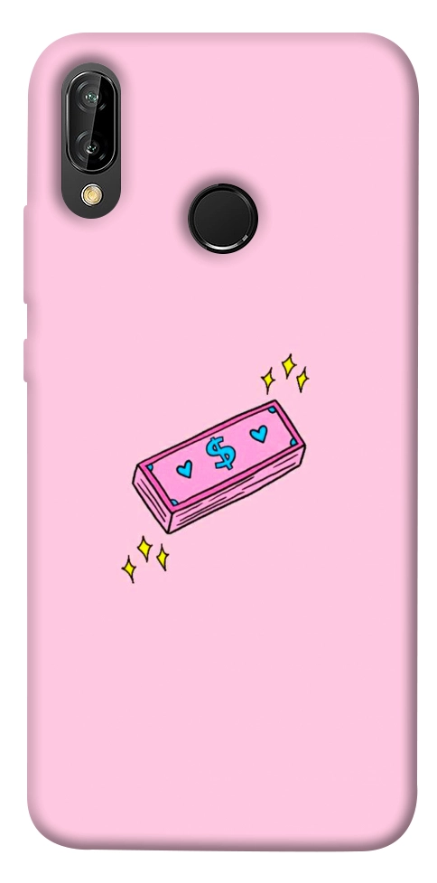Чохол Simple pink money для Huawei P20 Lite