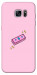 Чохол Simple pink money для Galaxy S7 Edge