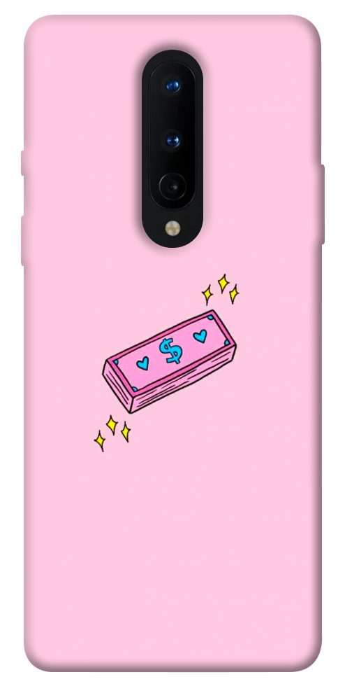 Чохол Simple pink money для OnePlus 8