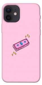 Чохол Simple pink money для iPhone 12
