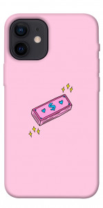 Чохол Simple pink money для iPhone 12 mini