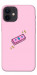 Чохол Simple pink money для iPhone 12 mini