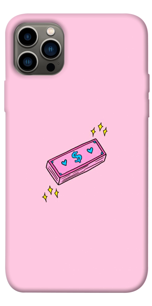 Чехол Simple pink money для iPhone 12 Pro