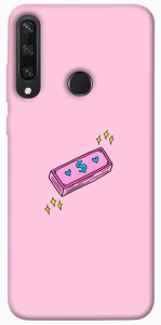 Чехол Simple pink money для Huawei Y6p