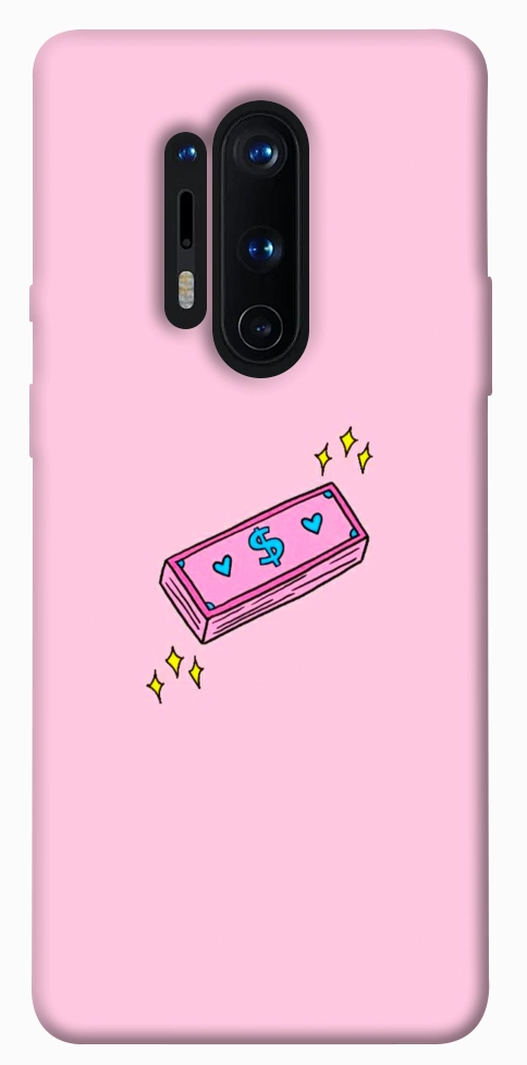 Чохол Simple pink money для OnePlus 8 Pro